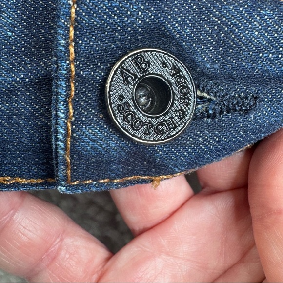 Scotch & Soda Trucker Denim Jean Jacket Cotton Dark Blue Men size Med - Picture 4 of 10